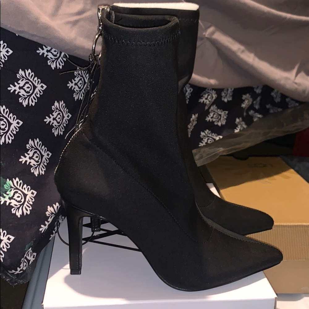 black booties brand new